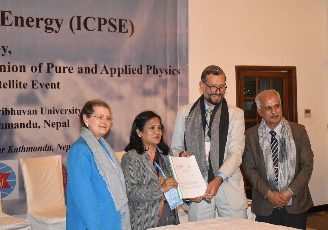 MOU between NPS and IUPAP for future Endeavor…