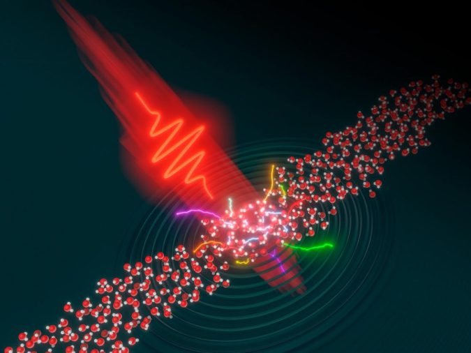 intense lasers shine light electron dynamics liquids