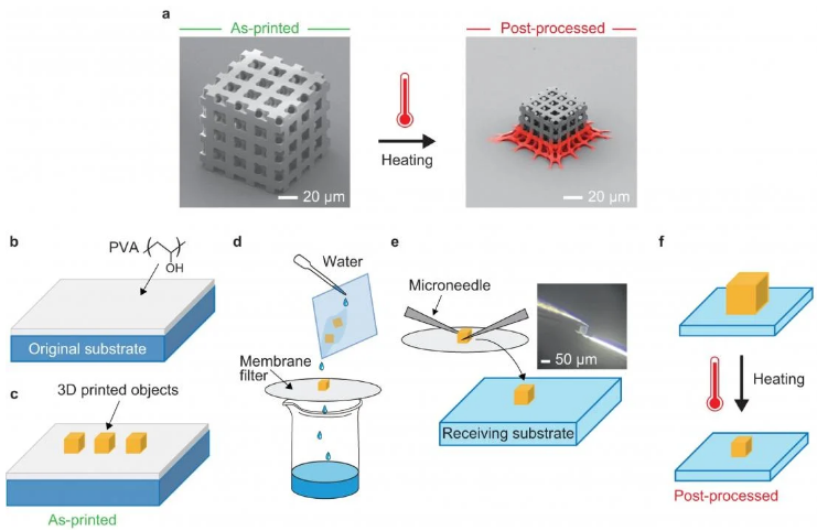 Creating 3D-printed materials that shrink more precisely