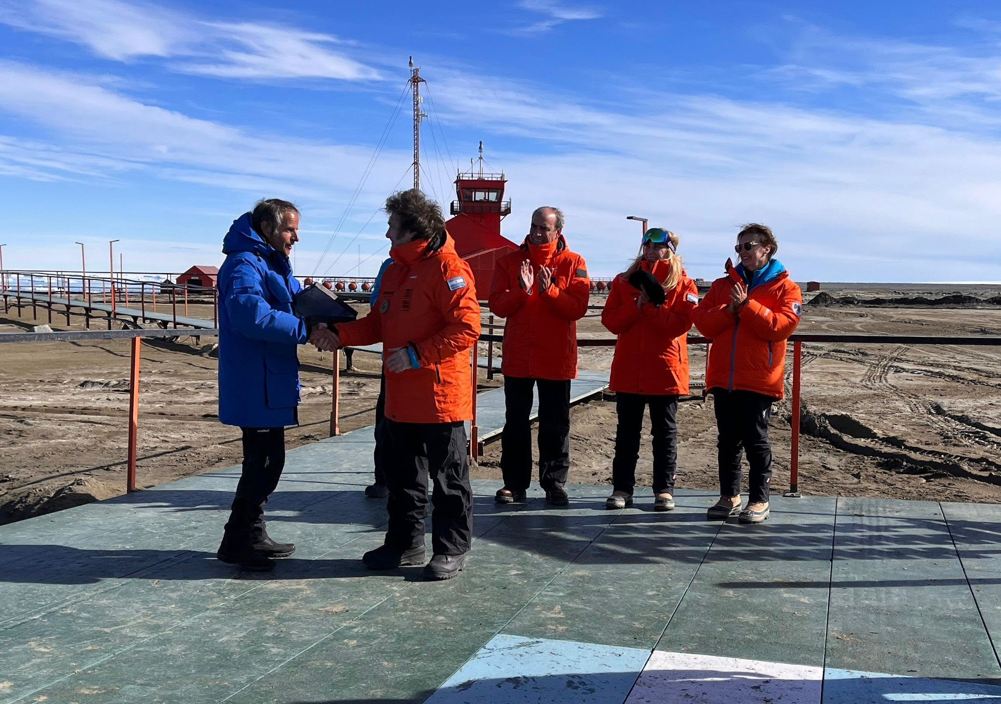 At the Marambio Argentine Antarctic Base Photo K Laffan IAEA