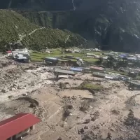 Debris of Thyanbo GLOF