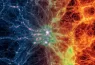 Simulation of the cosmic web