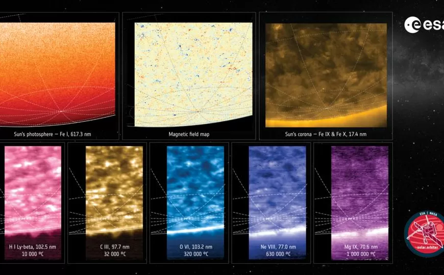 Solar Orbiter gets world-first views of the Sun’s poles