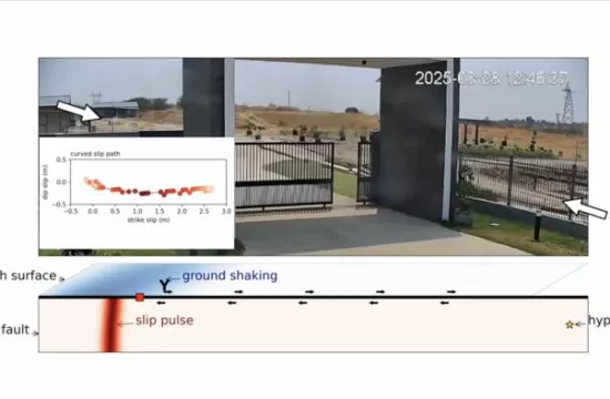 CCTV earthquake footage