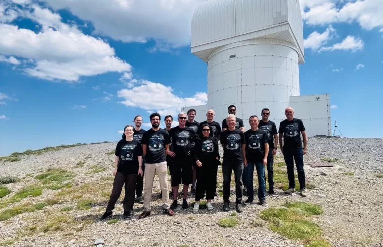 Ground Laser Receiver at the Helmos Observatory