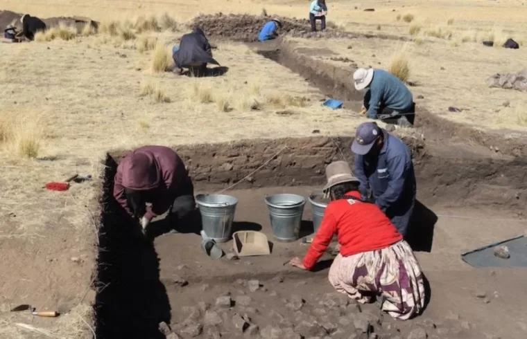 anthropologists on Kaillachuro excavations