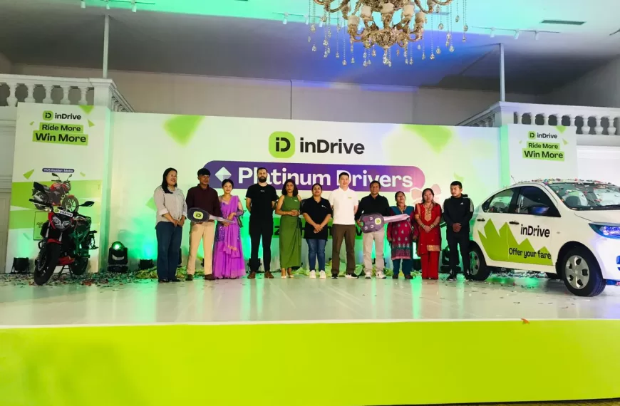 InDrive Honours Nepal’s Top Driver: Ramechhap’s Shubharaj Sunar Wins EV Car
