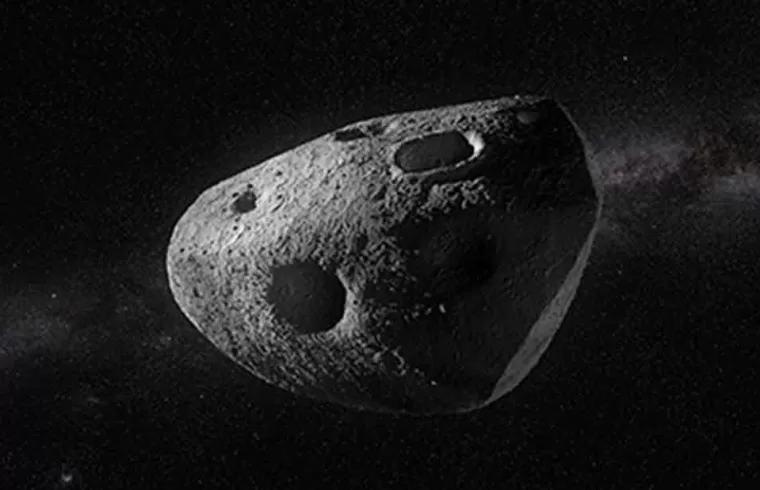 Asteroid Apophis pillars