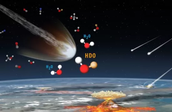 Comets Water Mirrors Earths