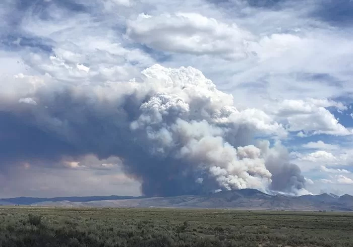 Loyalton Fire from near Calpine