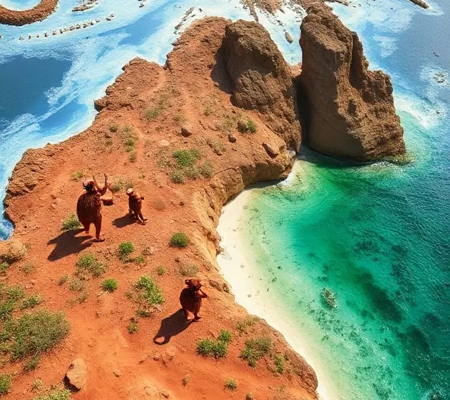 When did humans first colonize Australia?