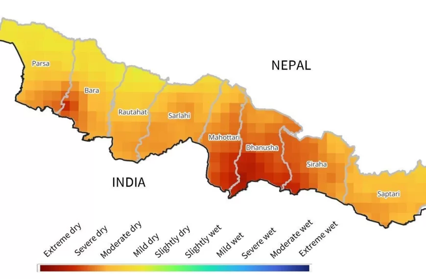 ICIMOD Report Links Drought in Madhesh to Rainfall Irregularities and Groundwater Depletion