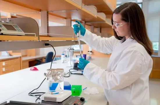 Engineers create hydrogels to monitor activity in the body 4 Anna Goestenkors a doctoral student in Alexandra Rutzs lab