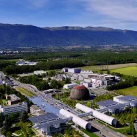 aerial view of cern
