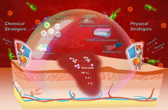 NTU Researchers Pioneer New Approach to Chronic Wound Healing 3 illustratration of wound healing