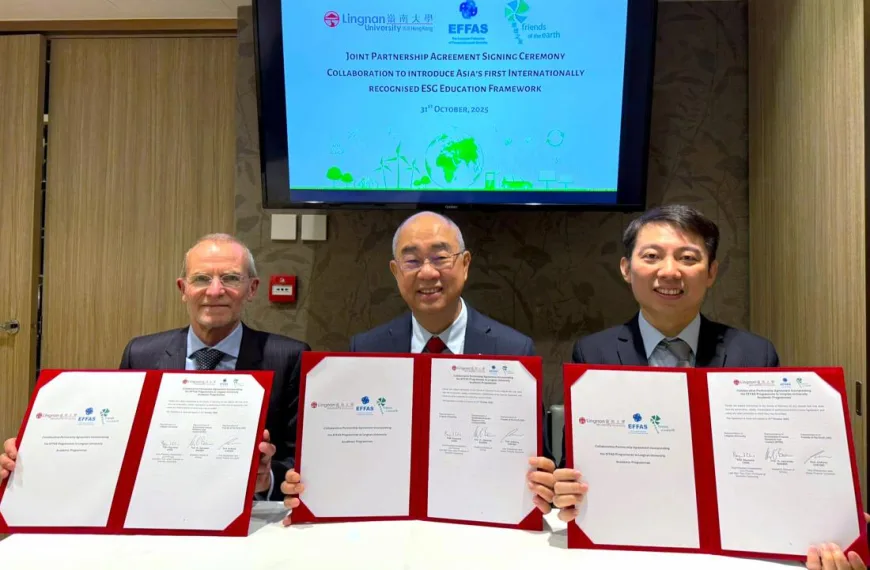 Lingnan University Partners with EFFAS to Pioneer ESG Education in Asia