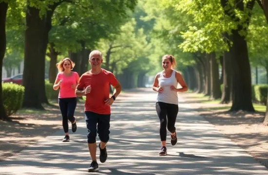 Study links low physical activity in adulthood to higher stress burden 3 jogging