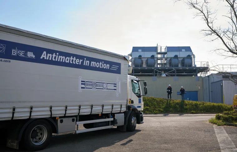 antimatter transport