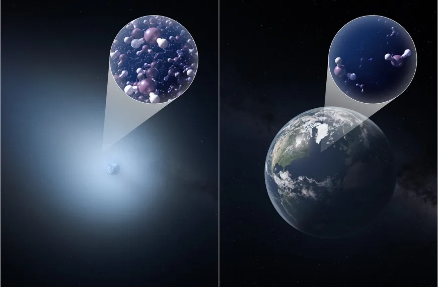 ALMA Detects First Semi-Heavy Water in Interstellar Comet, Revealing Frigid Origins