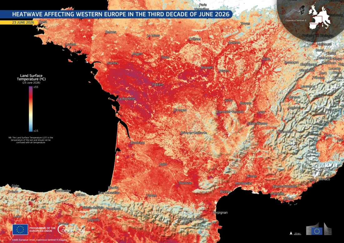 Record-breaking heatwave grips Europe, shattering temperature records 2 2nd Heatwave